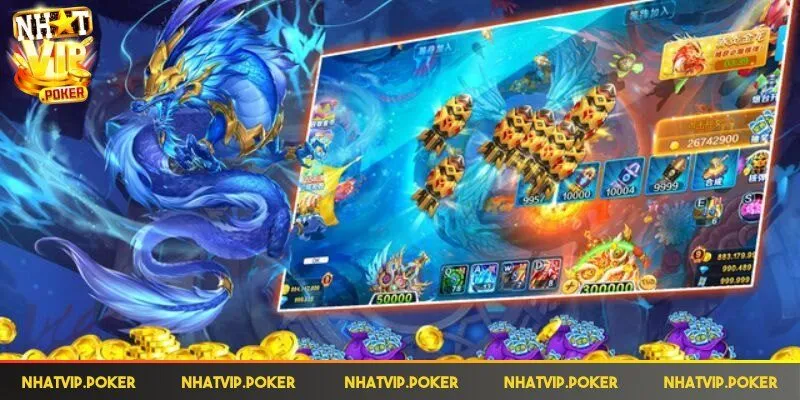 Bắn cá ngũ long đem lại sự hồi hộp trong từng lần xả đạn